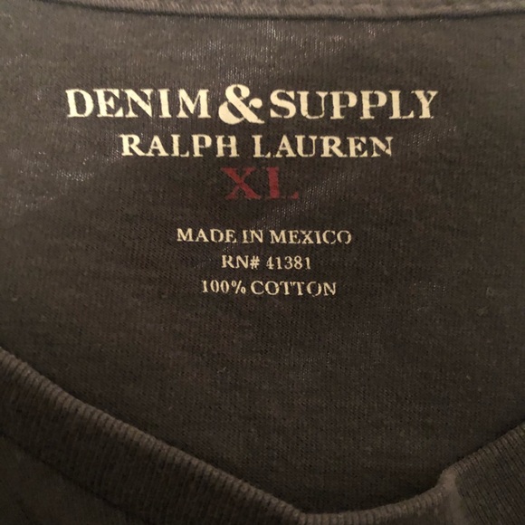 🛑Sold🛑& Supply Ralph Lauren Eagle T-Shirt Graphic - Picture 4 of 4